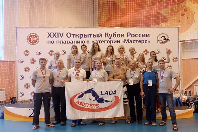 пловцы-ветераны в Казани на соревнованиях 24-26 ноября 2017 года