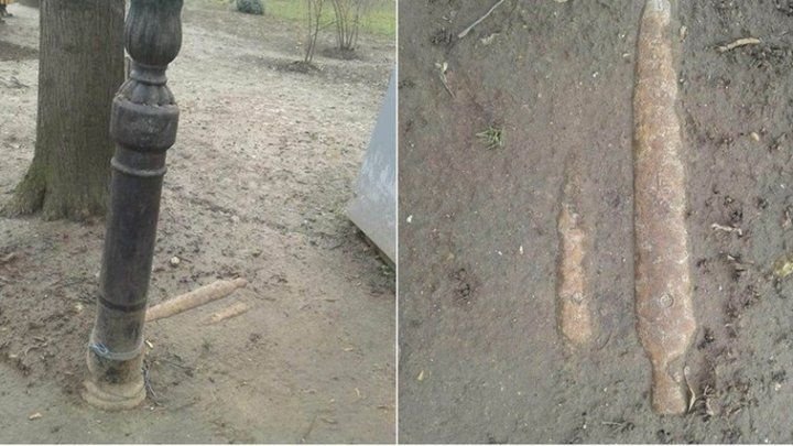 Тревога в парке Штефана чел Маре оказалась ложной: снаряд оказался фрагментом трубы