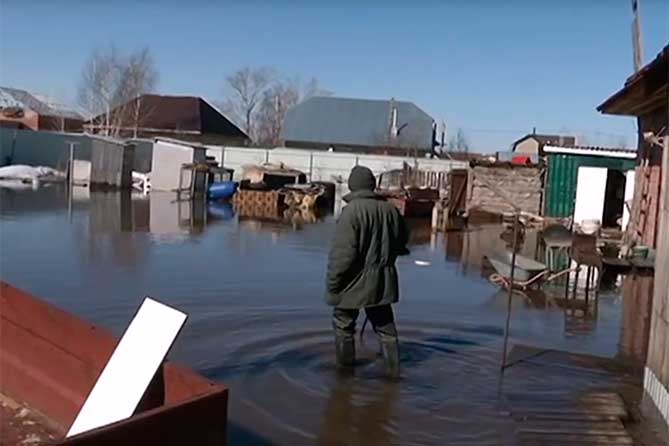 Затоплены села вблизи Тольятти