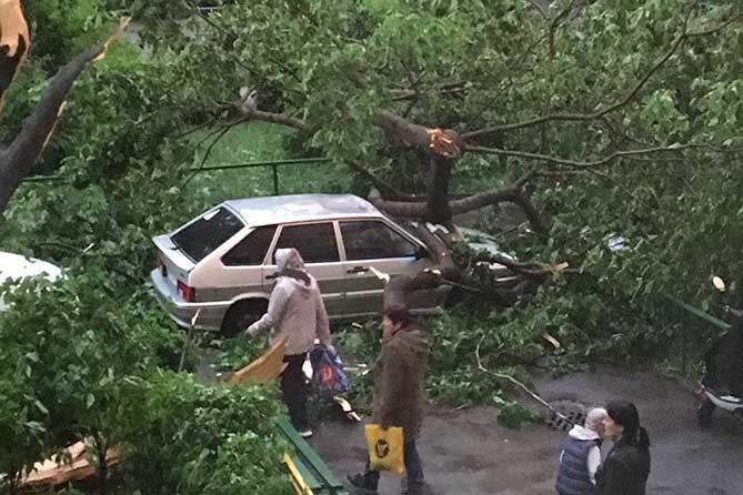 Ураган в Тольятти 30 мая 2018 года