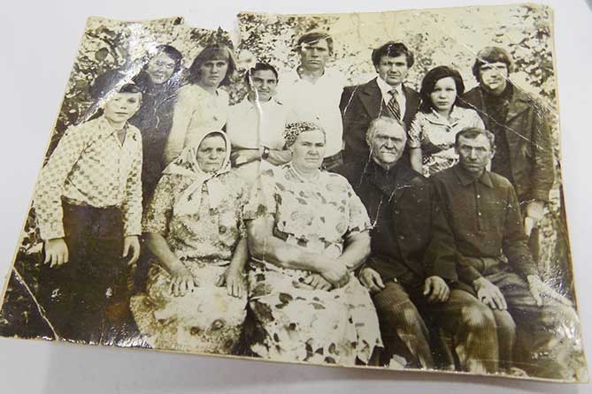 старая семейная фотография