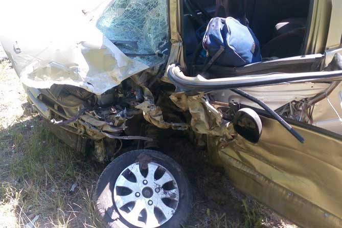ДТП 4 июня 2018 механические повреждения машины