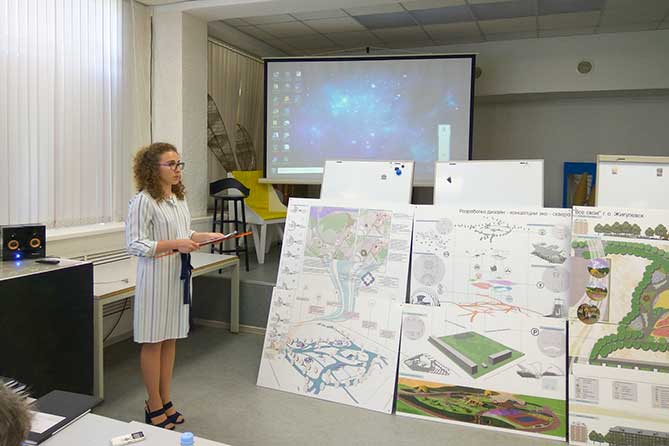 Студентка ТГУ подготовила дизайн-концепцию эко-сквера