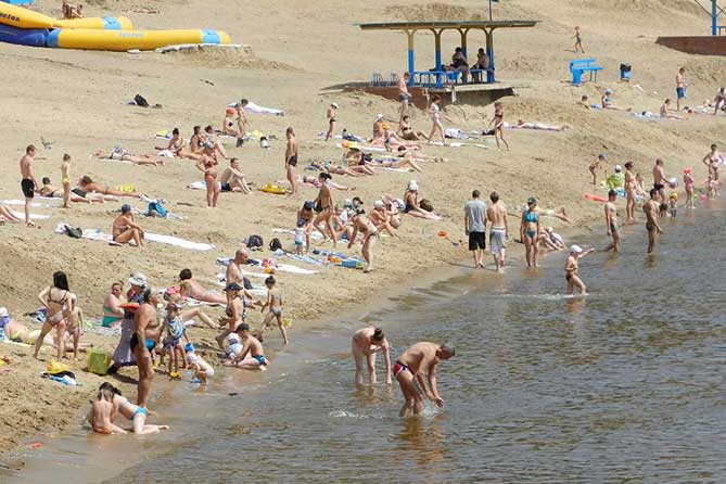 В Тольятти на пляже скончалась женщина