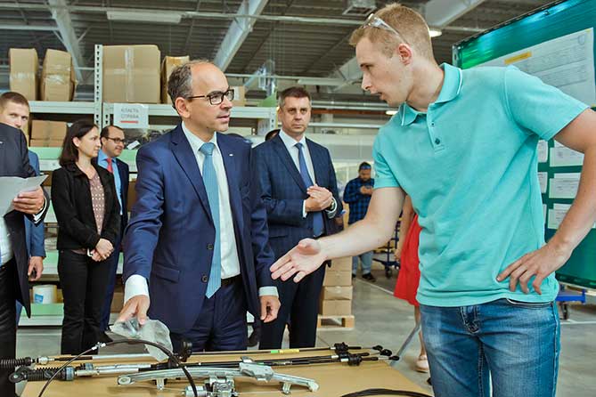Президент АВТОВАЗа посетил особую экономическую зону «Тольятти»