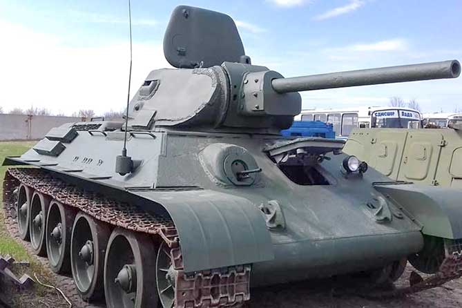 ходовой танк Т-34-76 «За Родину»