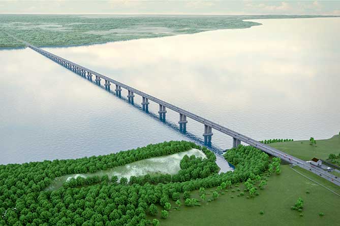 Европа — Тольятти — Западный Китай: 3 754 метра — мостовой переход через реку Волгу