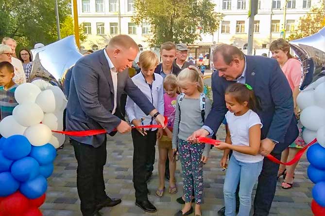 В Тольятти открыт новый сквер на улице Крылова