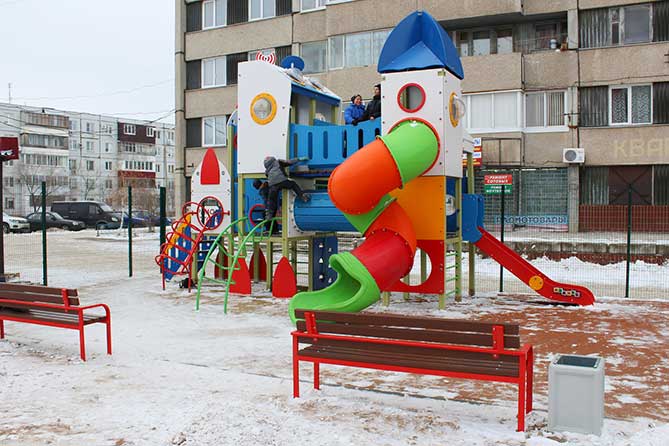 открытие детской игровой площадки на Шлюзовом 30 ноября 2018 года