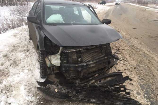 В ДТП на Хрящевском шоссе пострадала водитель