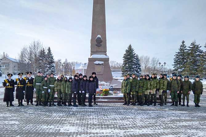 военно-патриотические клубы в день снятия блокады Ленинграда 27 января 2019 года