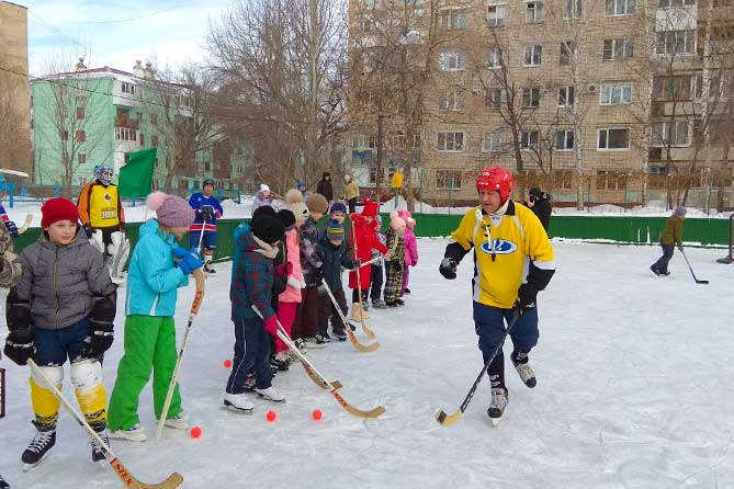 В Тольятти с 16 февраля 2019 года стартовала череда дворовых праздников на льду