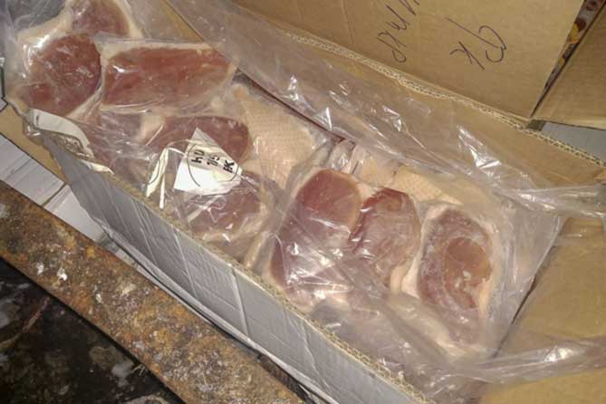 Задержанные на таможне 144 килограмма «санкционной» утки уничтожены