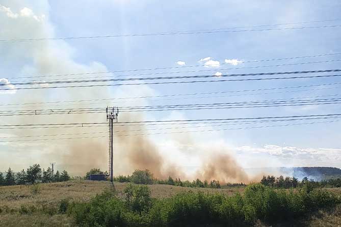 Возгорание леса 26 июня 2019 года в Тольятти локализовано