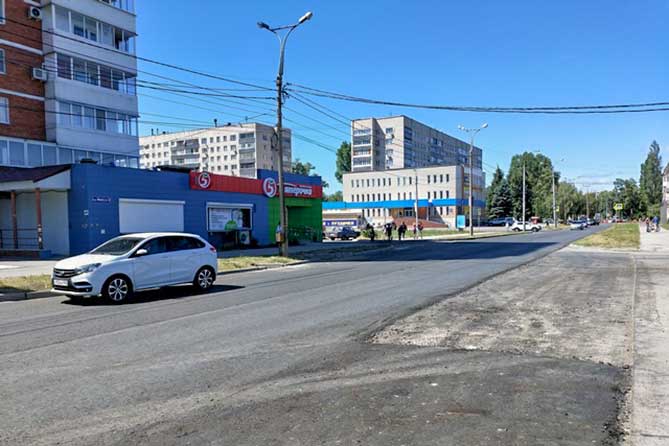 Ремонт дороги на улице Ленинградской в Тольятти завершится к концу июля 2019 года