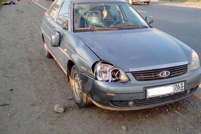 На трассе М-5 близ Тольятти водитель автомобиля сбил насмерть пешехода 2 сентября 2019 года