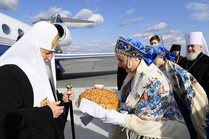 В Тольятти прибыл Глава Русской Православной Церкви Патриарх Московский и Всея Руси Кирилл