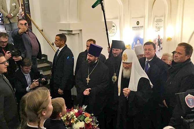 Патриарх Кирилл посетил Поволжский православный институт в Тольятти