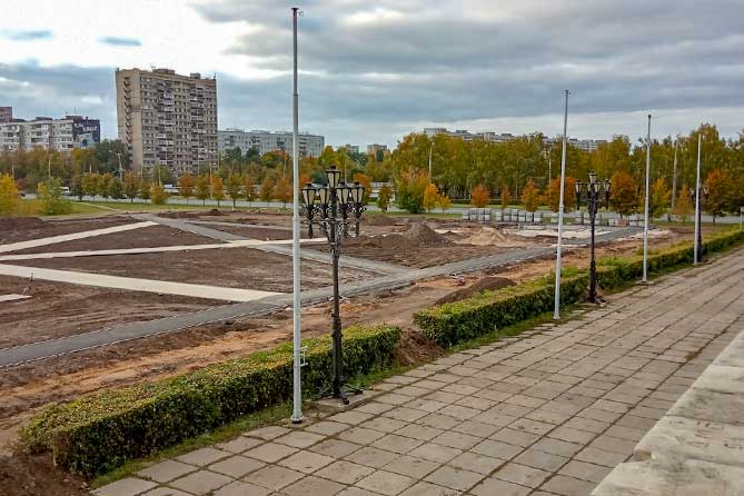 Два сквера в Тольятти вырастут из грязи